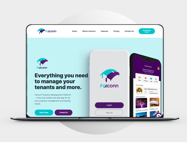 Falconn App - Website Project-min