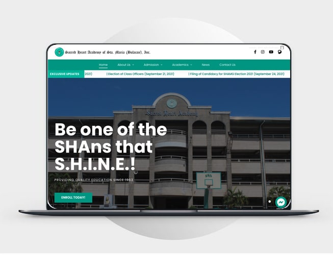 Sacred Heart Academy - Website Project-min